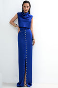 LIVIA SLIT SKIRT TOP SET | De Novoo at Broadway