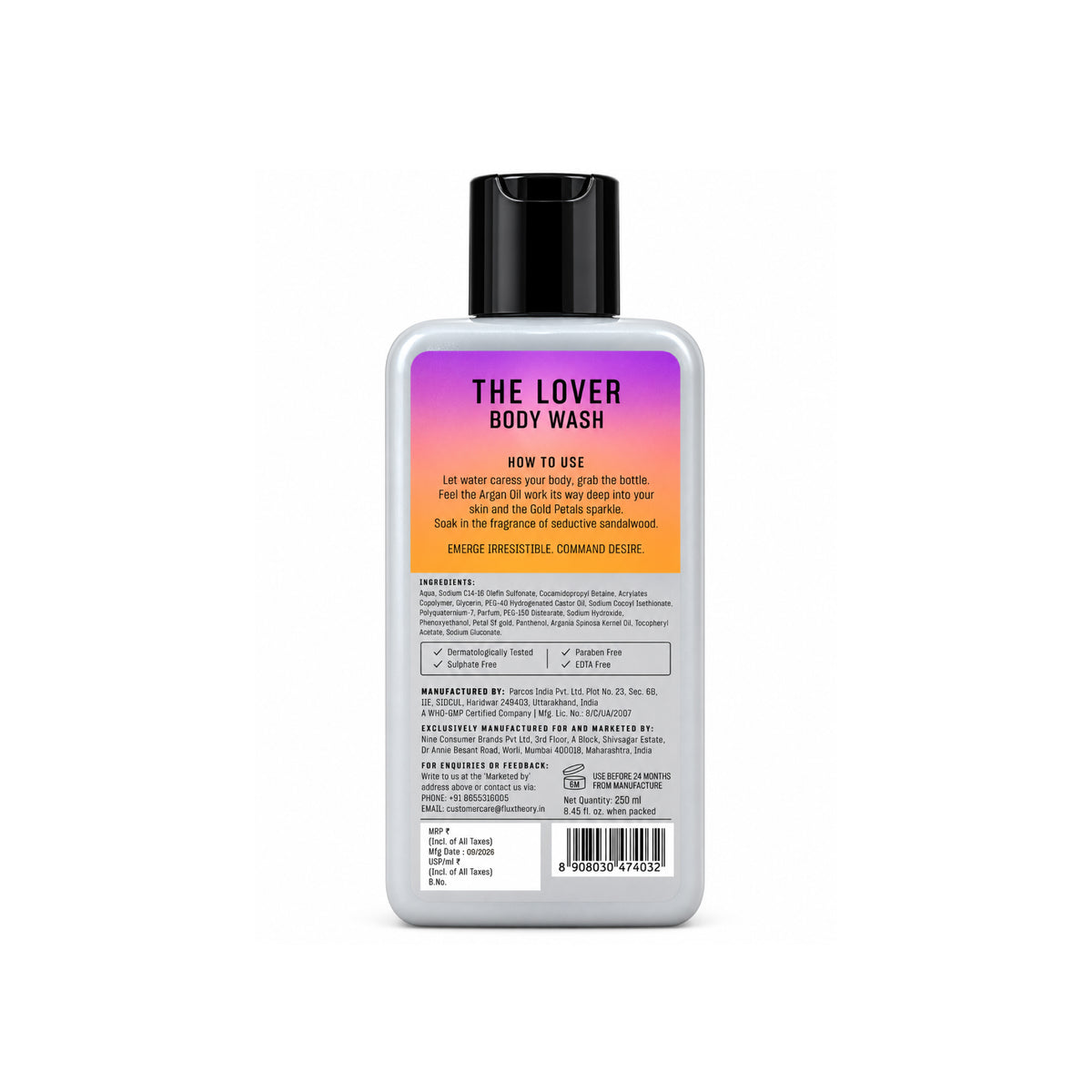 Brightening Body Wash 250 ml | For Glowing Moisturised Skin