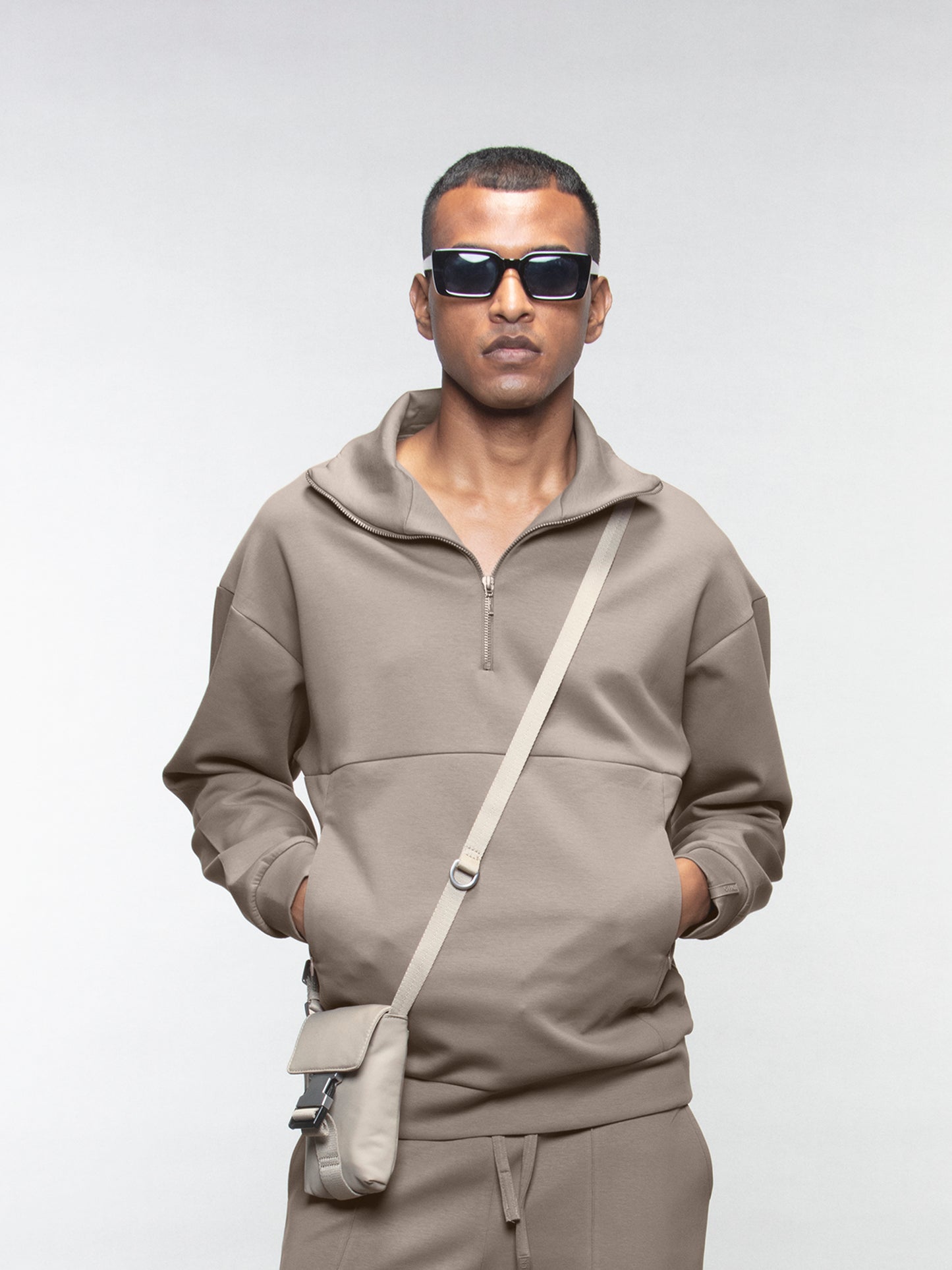 Quarter-zip sweatshirt