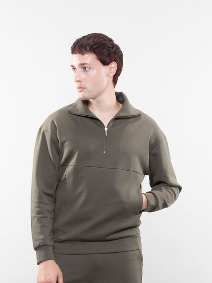 Quarter-zip sweatshirt
