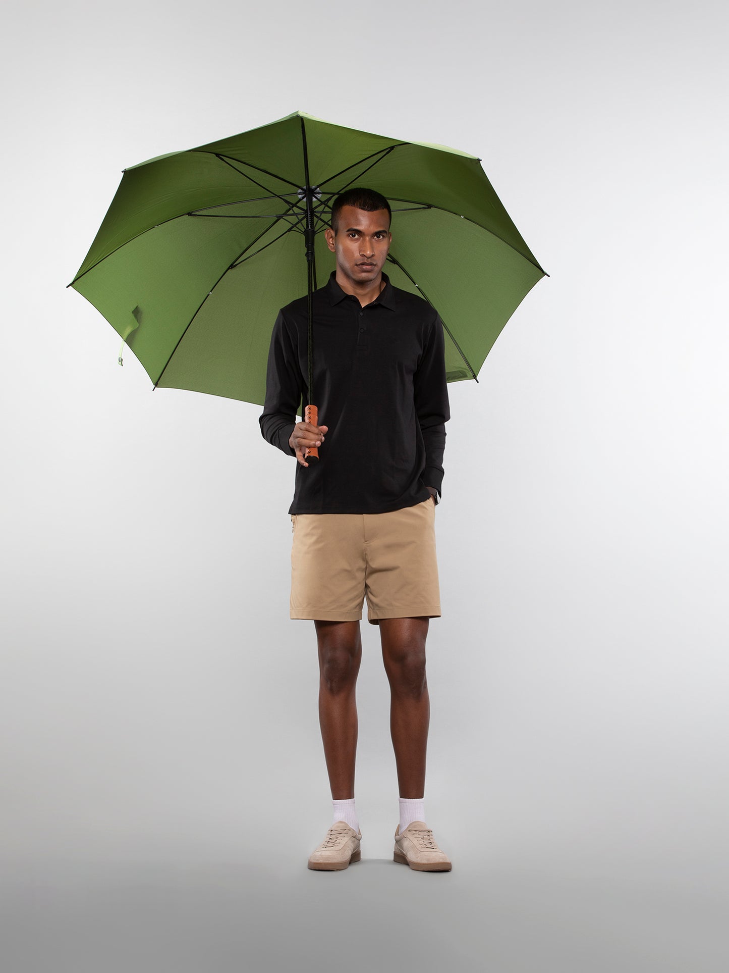 Full-sleeve lifestyle polo