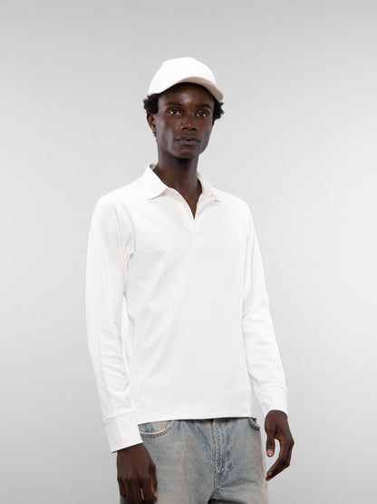 Full-sleeve lifestyle polo