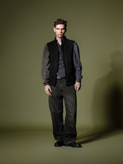 Suede Vest