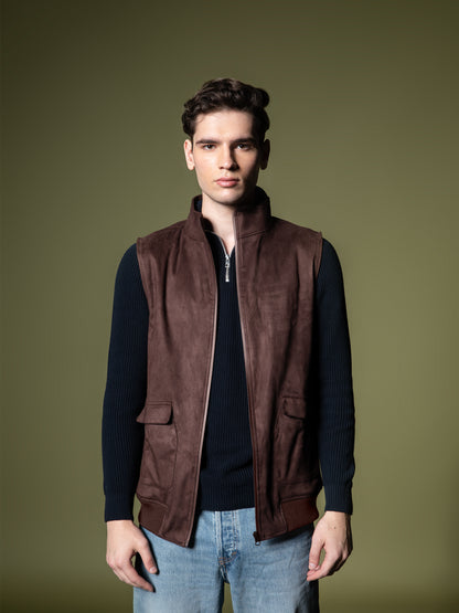 Suede Vest