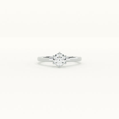Solitaire Beauty 925 Silver Ring