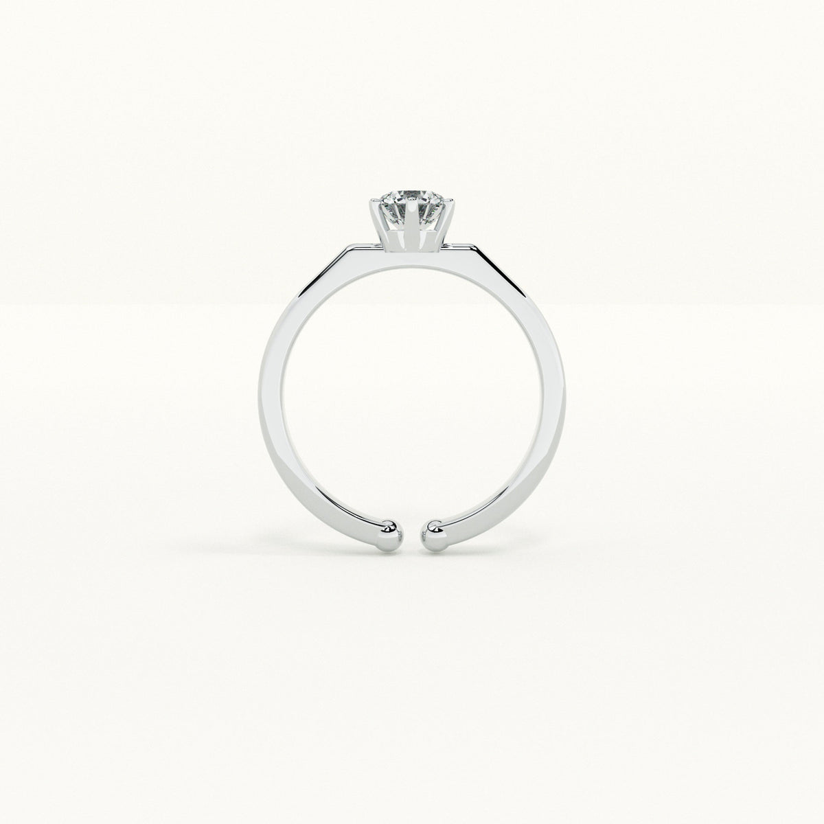 Solitaire Beauty 925 Silver Ring