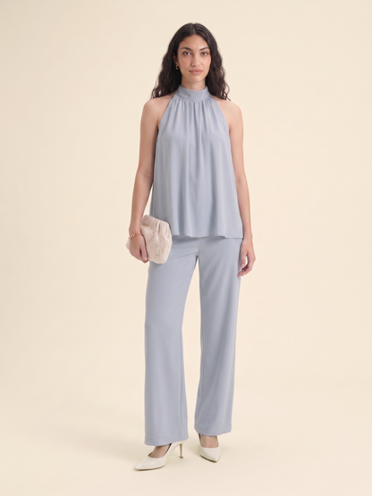 The Halter Co-ord - Light Blue