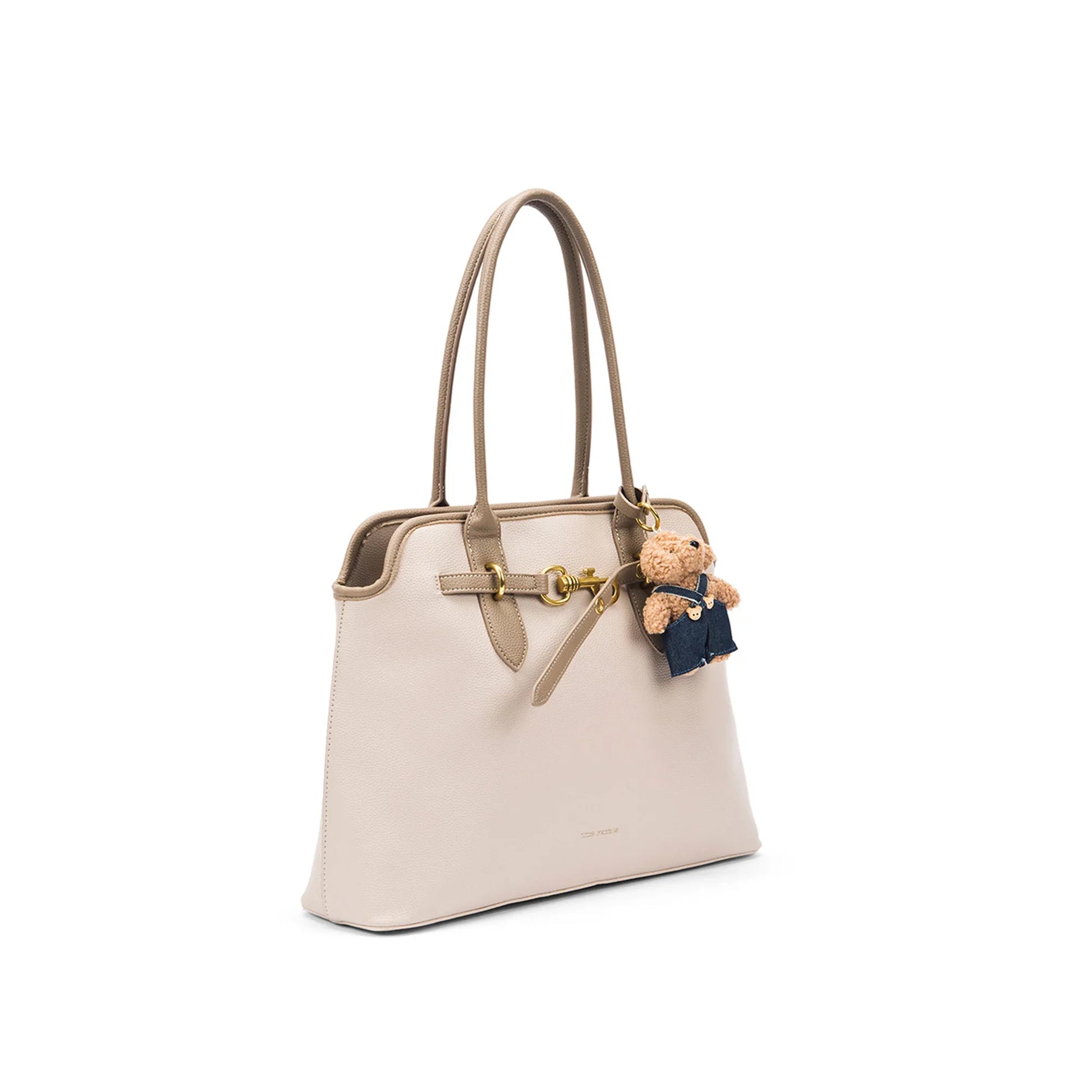 Avril Ivory Beige Tote Bag | Lino Perros at Broadway
