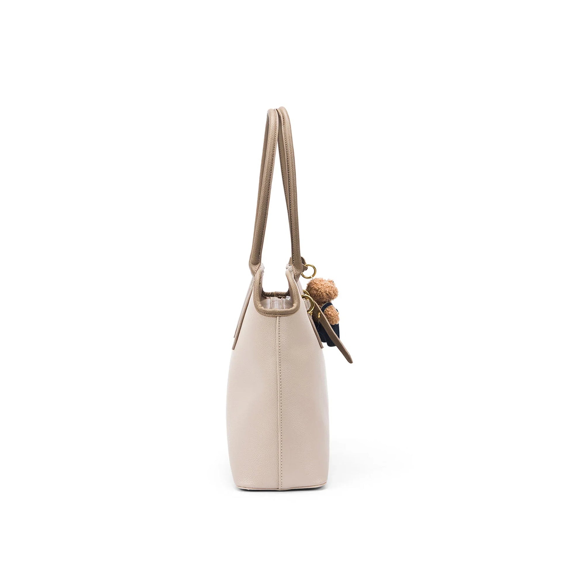 Avril Ivory Beige Tote Bag | Lino Perros at Broadway