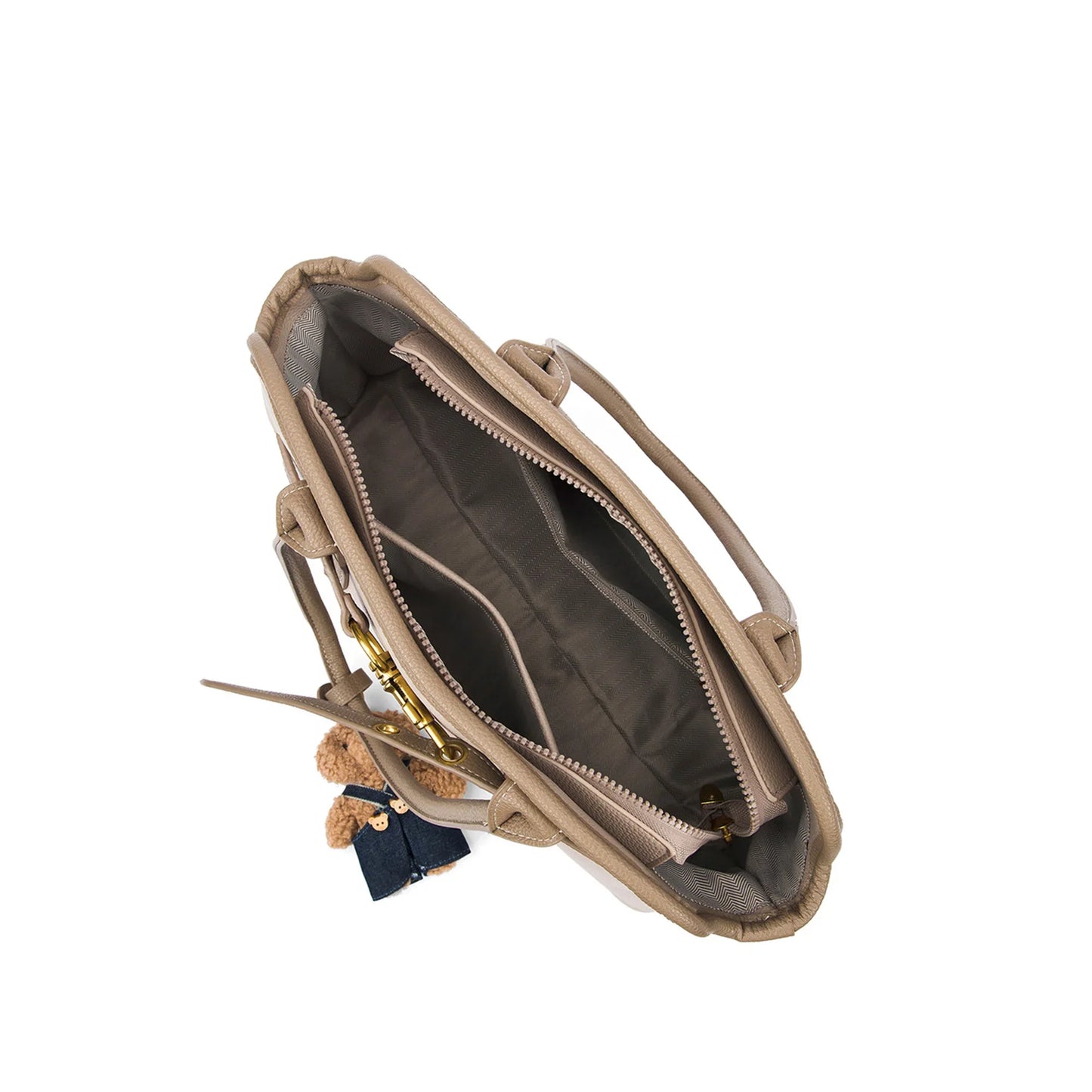 Avril Ivory Beige Tote Bag | Lino Perros at Broadway