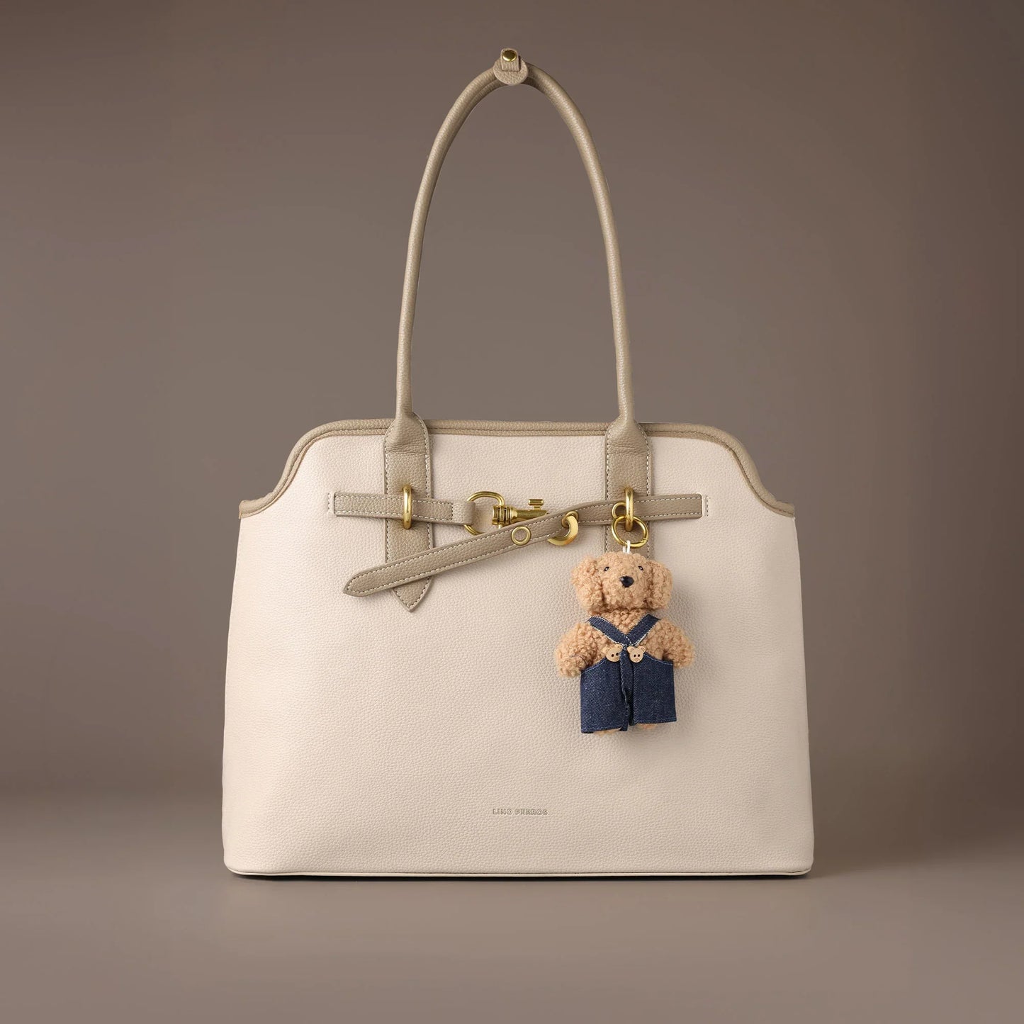 Avril Ivory Beige Tote Bag | Lino Perros at Broadway