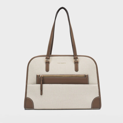 Avril Jenna Off-White Tote Bag | Lino Perros at Broadway