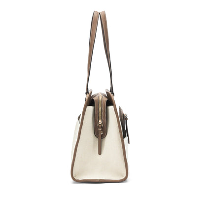 Avril Jenna Off-White Tote Bag | Lino Perros at Broadway