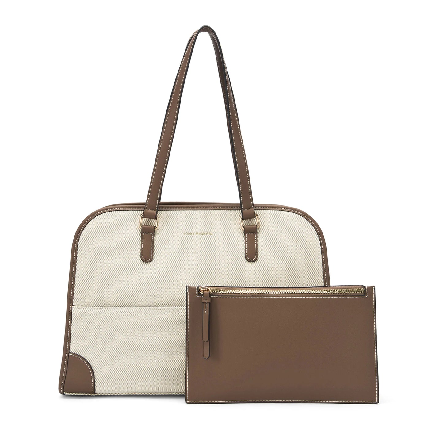 Avril Jenna Off-White Tote Bag | Lino Perros at Broadway