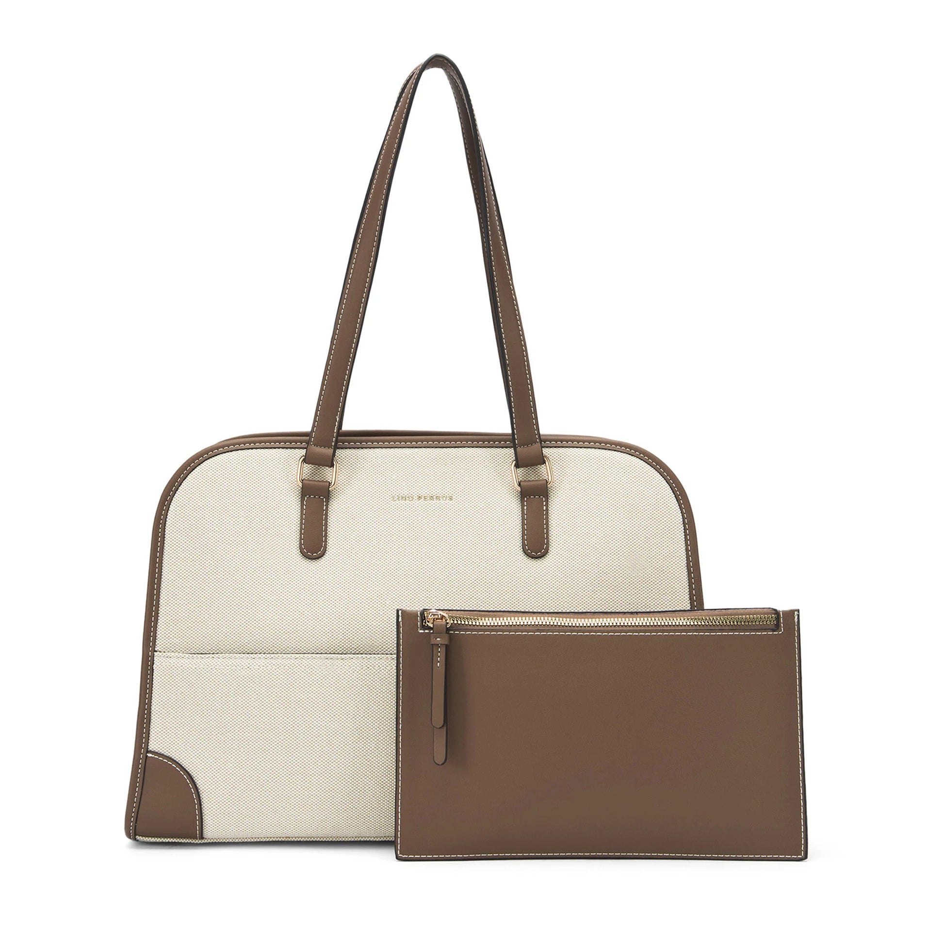 Avril Jenna Off-White Tote Bag | Lino Perros at Broadway