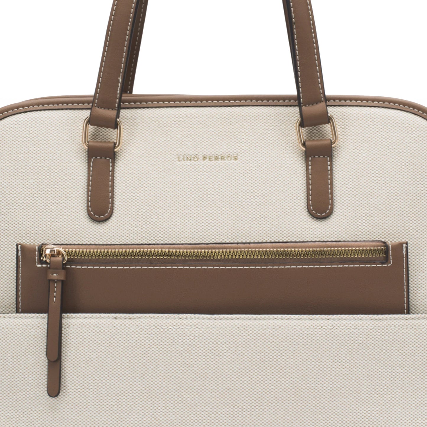Avril Jenna Off-White Tote Bag | Lino Perros at Broadway