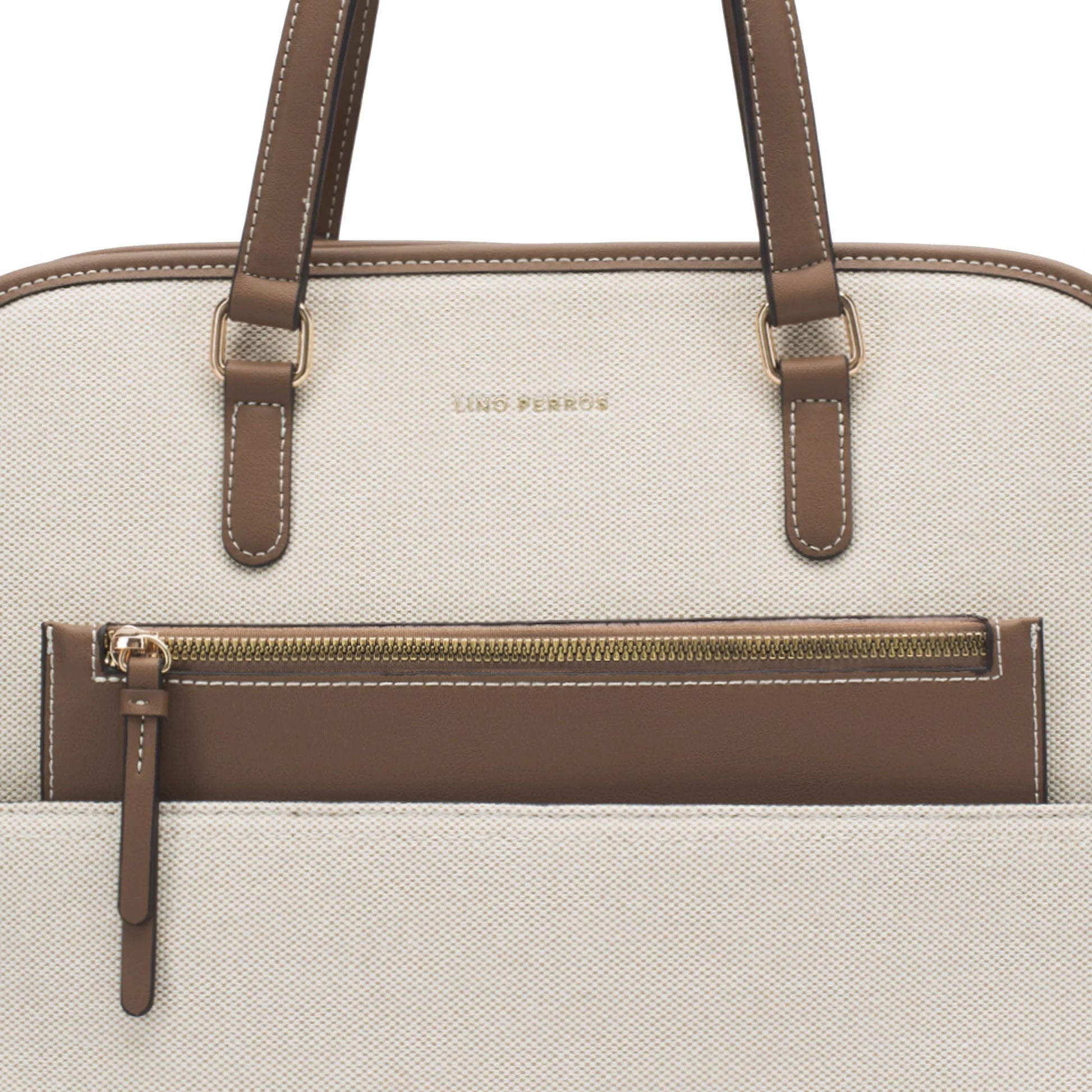 Avril Jenna Off-White Tote Bag | Lino Perros at Broadway
