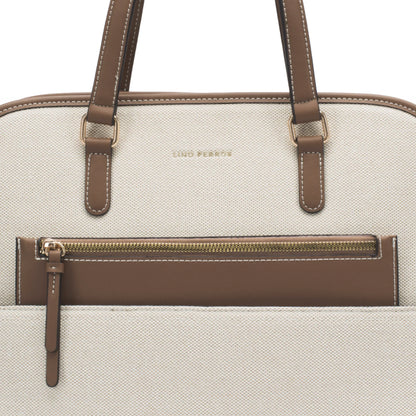 Avril Jenna Off-White Tote Bag | Lino Perros at Broadway