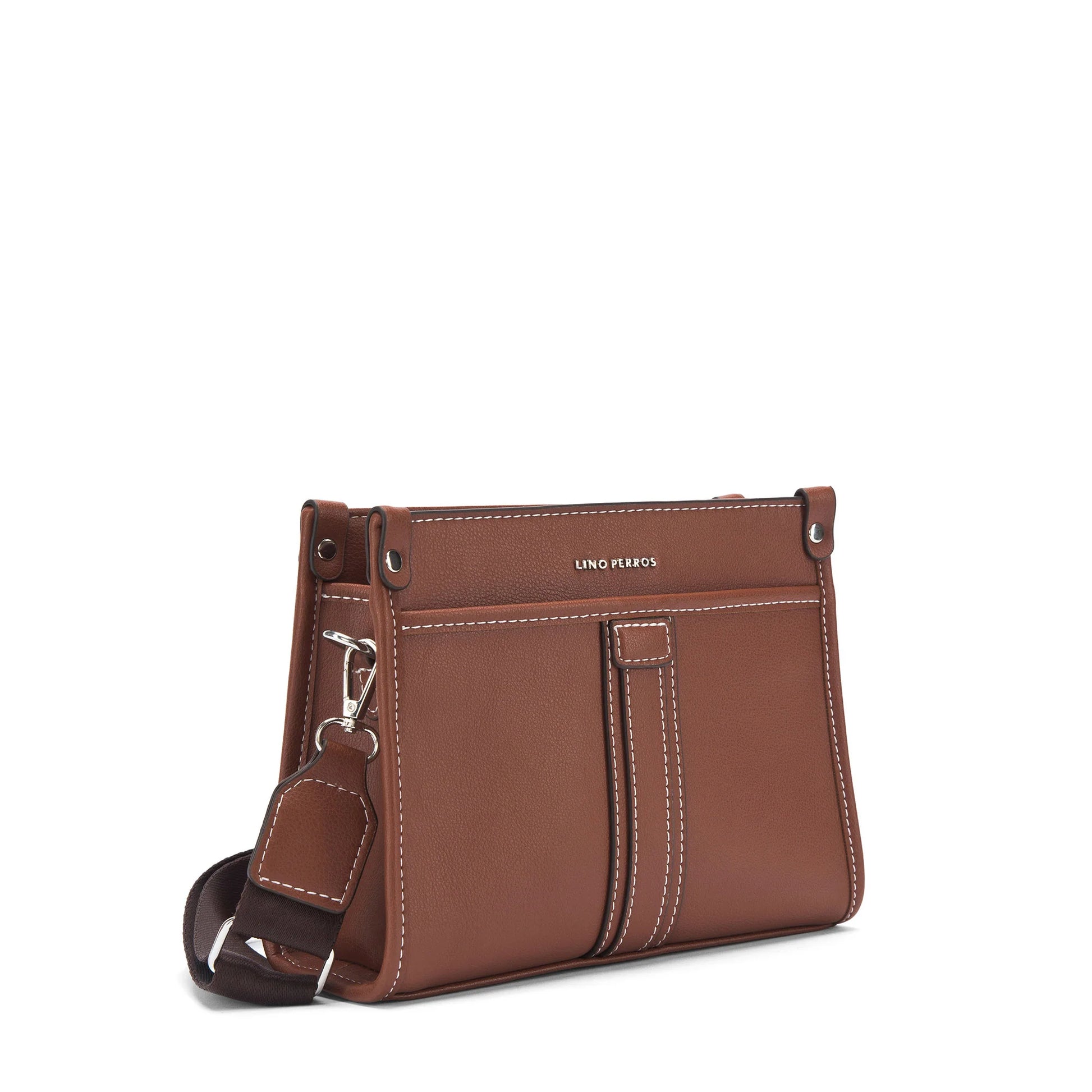 Monroe Verve Tan Sling Bag | Lino Perros at Broadway