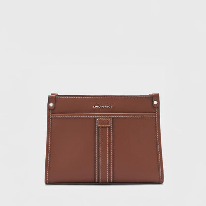 Monroe Verve Tan Sling Bag | Lino Perros at Broadway
