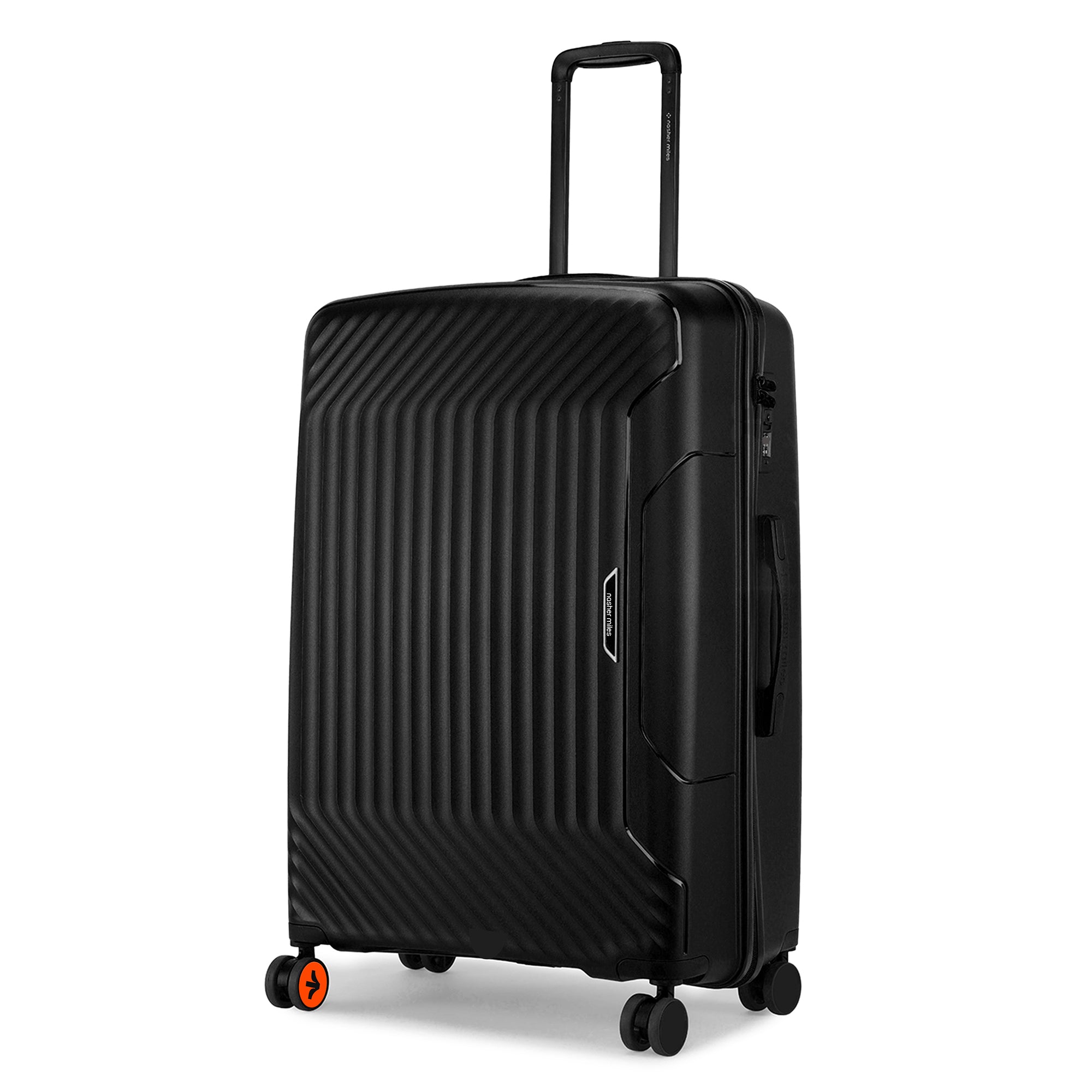 Nasher Miles Coorg Hard-Sided Polypropylene Check-in Luggage Black 28 inch |75 Trolley Bag | Nasher Miles at Broadway