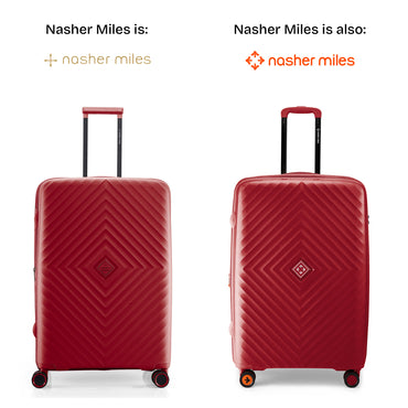 Nasher Miles Antwerp Hard-Sided Polypropylene Check-in Luggage 28 inch | 75cm TSA Lock 8 Wheels & Expander Large Trolley Bag for Travel | Suitcase (Maroon)