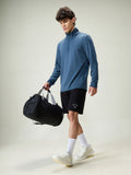 Petrol Blue Modal Quarter Zip