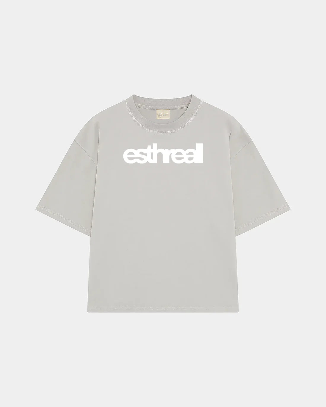 M'LADY Pastel Grey Oversize tee | Esthreall at Broadway