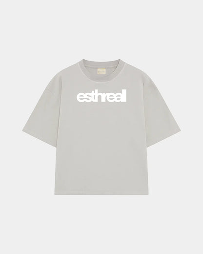 M'LADY Pastel Grey Oversize tee | Esthreall at Broadway