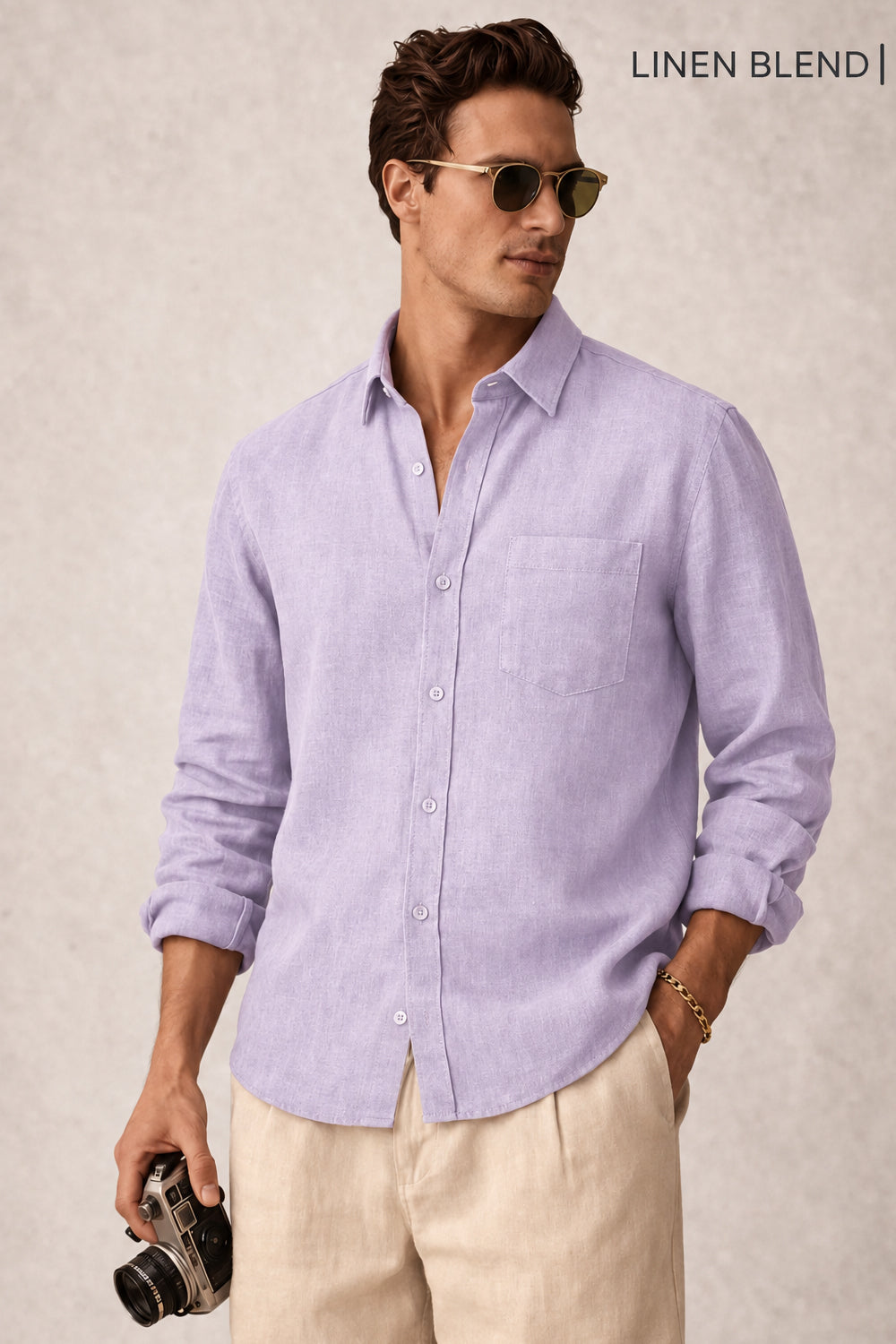Signature Linen Cotton Blend Shirt
