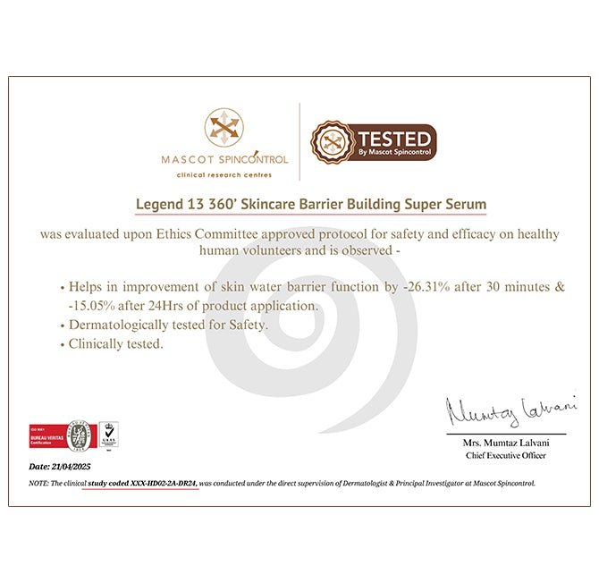 Legend 13 Multiactive Super Face Serum with Lactobacillus Ferment and 3x Ceramides - Neude Skin