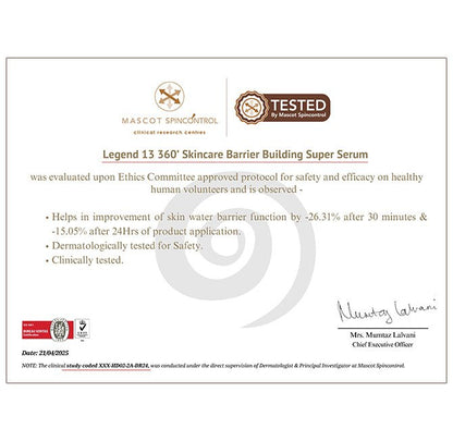 Legend 13 Multiactive Super Face Serum with Lactobacillus Ferment and 3x Ceramides - Neude Skin