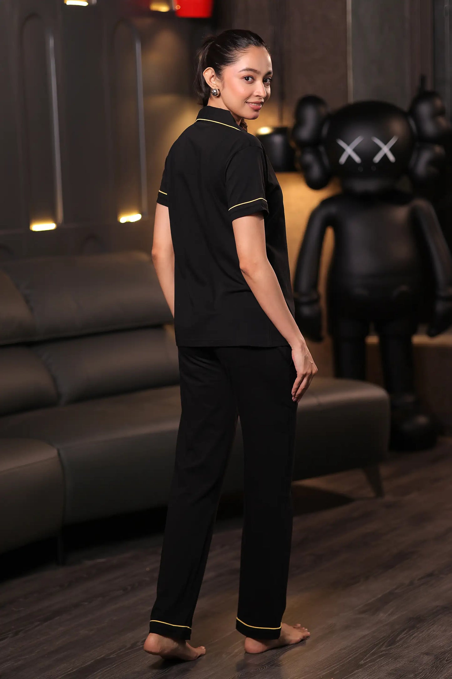 Lemon Embroidery Premium Pyjama Set