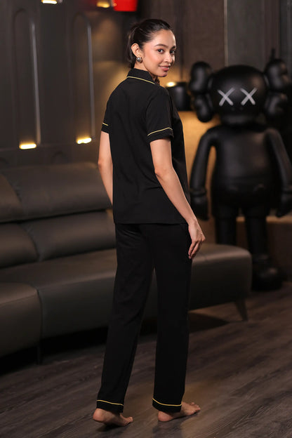 Lemon Embroidery Premium Pyjama Set