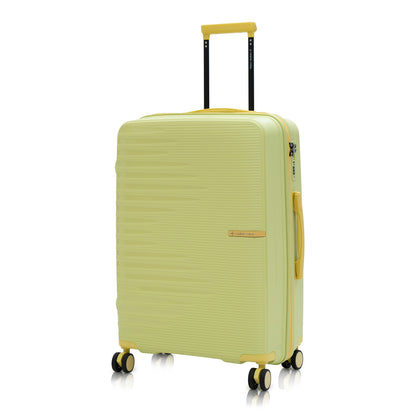 Nasher Miles Havelock TSA Lock and Anti-Theft Hard-Sided Polypropylene Check-in Luggage Green 24 inch |65 Trolley Bag | Suitcase