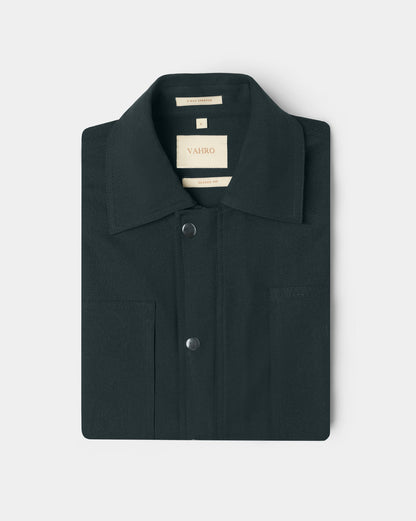The 4 Way Stretch Shacket Rainforest Green