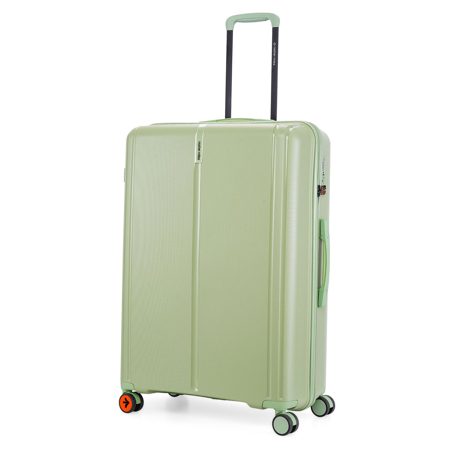Nasher Miles The Line Hard-Sided Polypropylene Check-in Luggage Avacado Green 28 inch |75 Trolley Bag