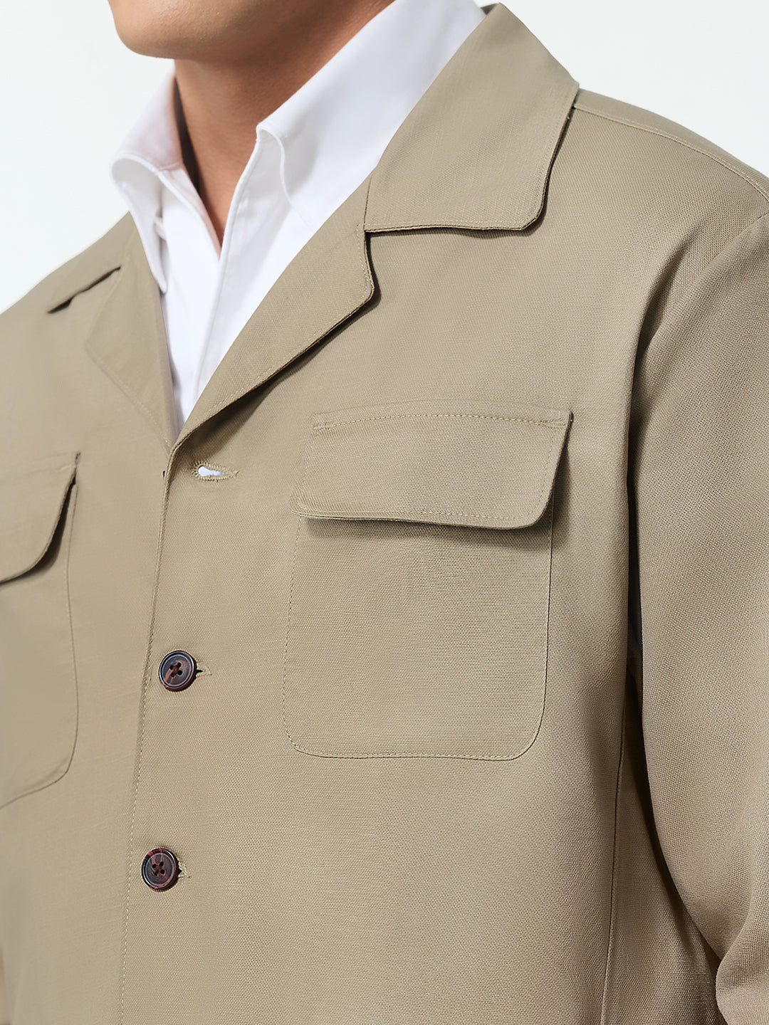 The Hunter Shacket Khaki