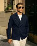 The Double Breasted Shacket Navy