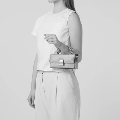 MARY BAG MICRO SOFT CRINKLE SILVER