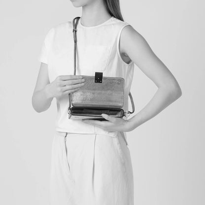 MARY BAG MICRO SOFT CRINKLE SILVER