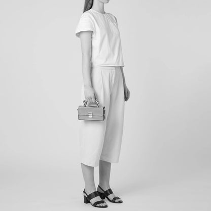 MARY BAG MICRO SOFT CRINKLE SILVER