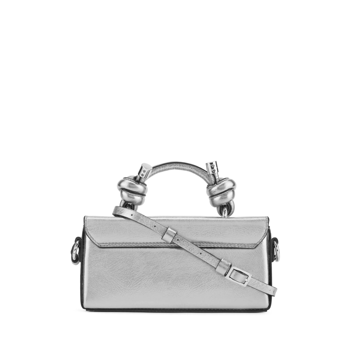 MARY BAG MICRO SOFT CRINKLE SILVER