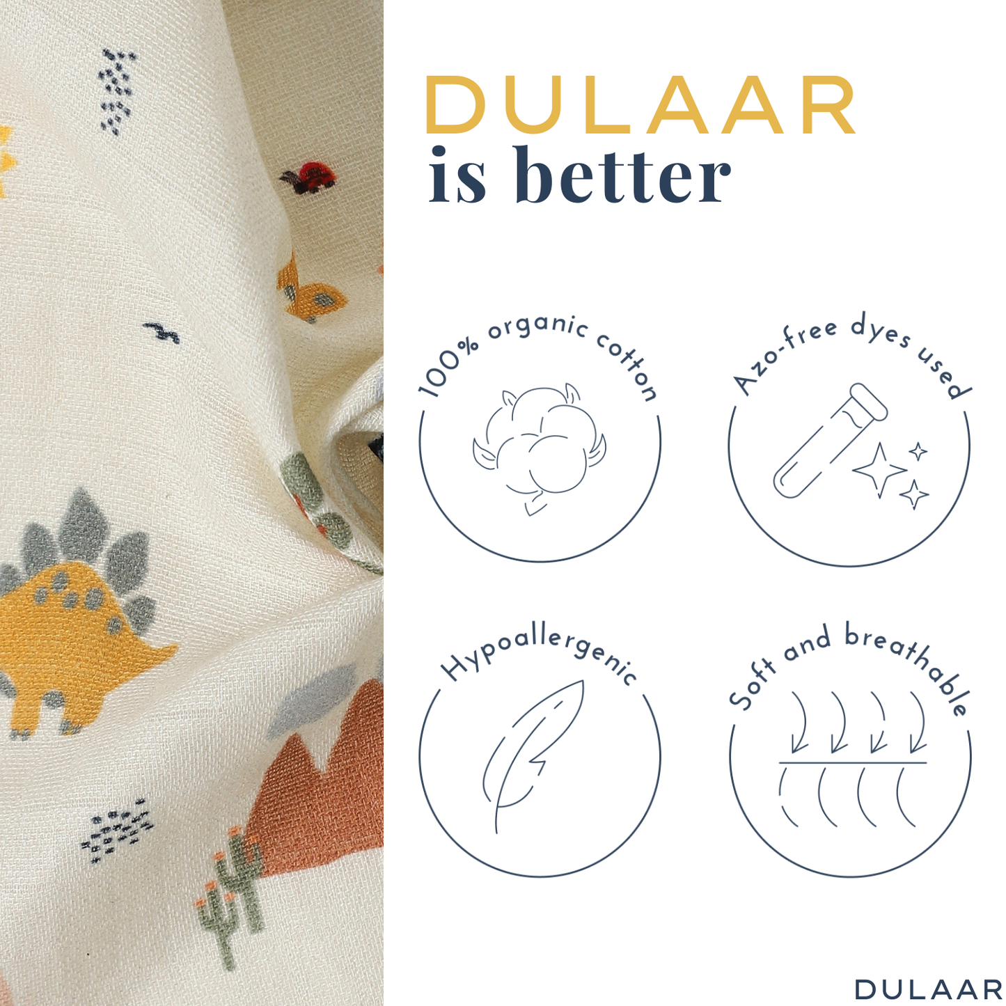 Organic Muslin Joggers Set
