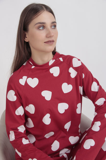 Heartful Full Sleeves set | Masha at Broadway