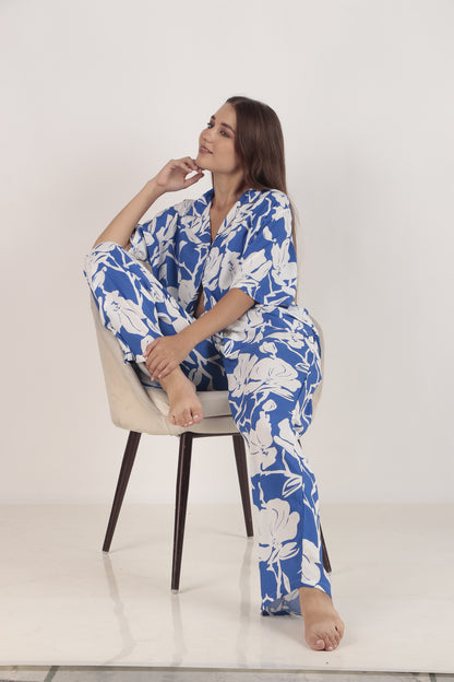 Iris Azure Loungewear set | Masha at Broadway