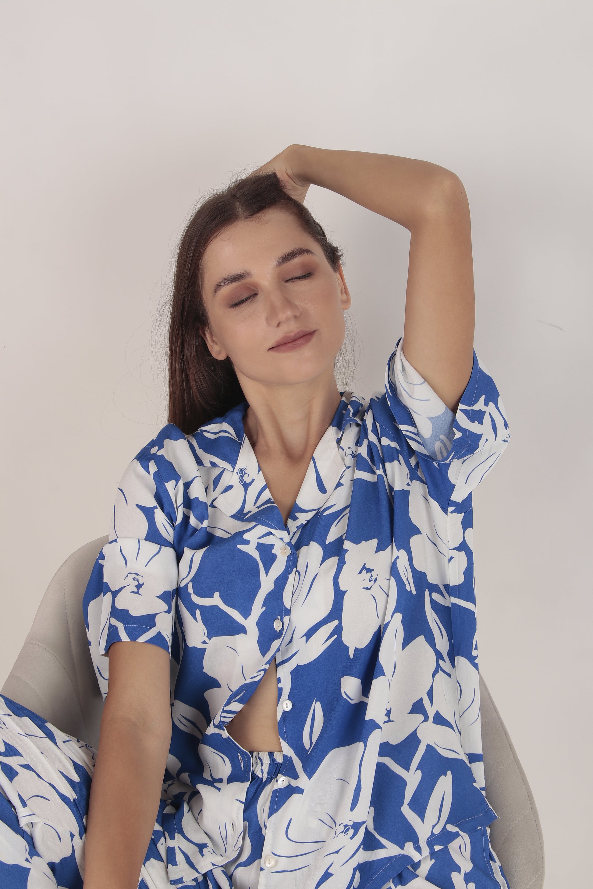 Iris Azure Loungewear set | Masha at Broadway