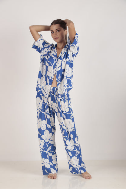 Iris Azure Loungewear set | Masha at Broadway