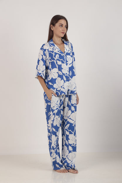 Iris Azure Loungewear set | Masha at Broadway