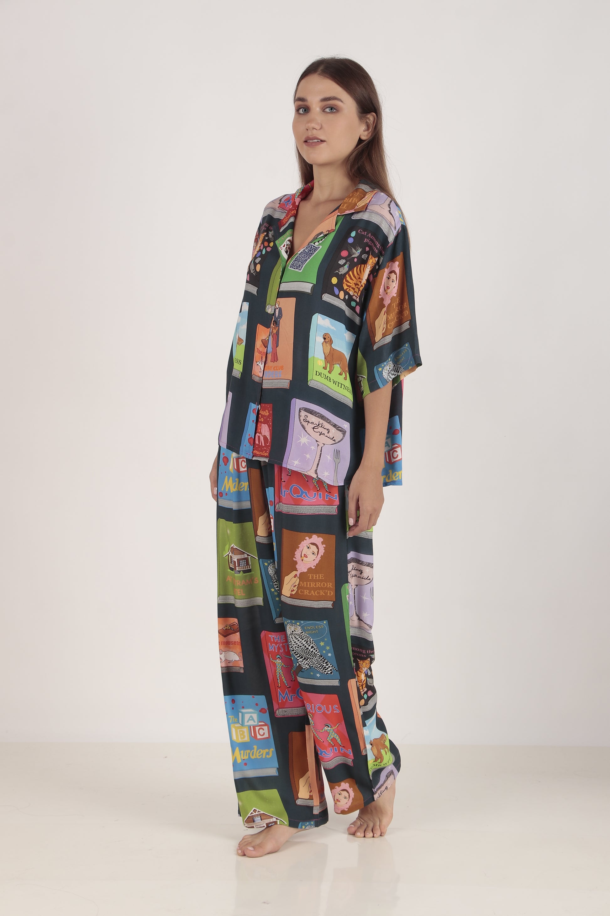 Blue Reads Loungewear set | Masha at Broadway